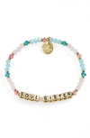 LITTLE WORDS PROJECT SOUL SISTER BEADED STRETCH BRACELET