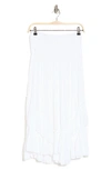 Boho Me Convertible Maxi Skirt/dress In White