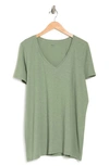 Madewell V-neck Short Sleeve T-shirt In Washed Olive