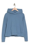 James Perse Relaxed Cropped Hoodie In Zero