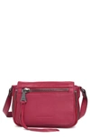 Aimee Kestenberg Sorrento Leather Crossbody Bag In Red Scarlet