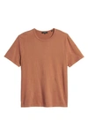 Vince Solid T-shirt In Washed Newberry