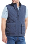 Barbour Fernwood Quilted Gilet Vest In Navy