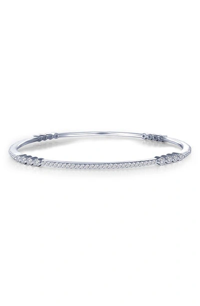Lafonn Simulated Diamond Stackable Bangle Bracelet In White