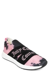 Juicy Couture Annouce Jogger Sneaker In Pink Tie Dye