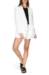 Walter Baker Kira Notch Lapel Oversized Blazer In White