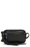 Aimee Kestenberg Brighton Zip Crossbody Bag In Black W/ Iridescent