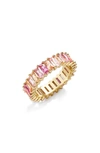 Baublebar Mini Alidia Cubic Zirconia Ring In Pink