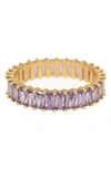 Baublebar Mini Alidia Baguette Ring In Lavender