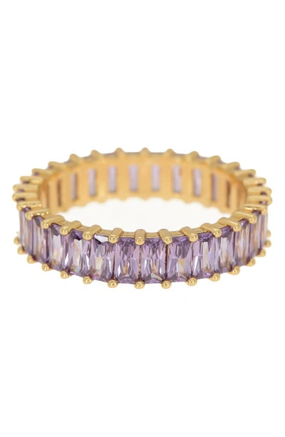 Baublebar Mini Alidia Baguette Ring In Lavender