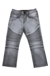 X-ray Kids'  Moto Jeans In Grey