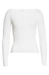 A.l.c Brendan Long Sleeve Top In White