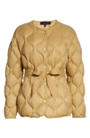 Rag & Bone Rudy Quilted Liner Jacket In Pale Beige