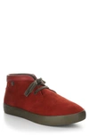 Softinos By Fly London London Fly Leather Sial Bootie In 006 Red Silky/ Supple