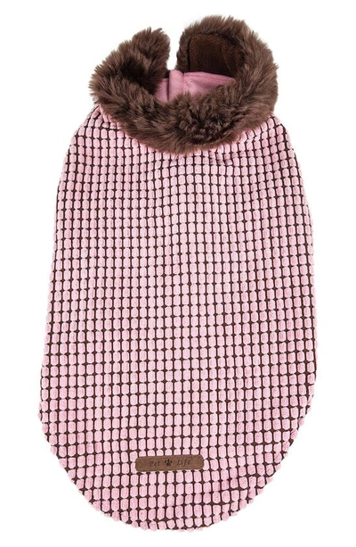 Pet Life Luxe 'beautifur' Elegant Designer Boxed Faux Fur Fleece Dog Jacket In Nocolor