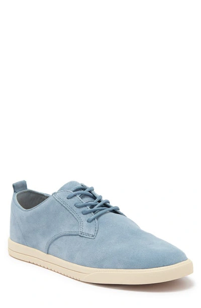 Clae Ellington Sneaker In Steel Washed Suede