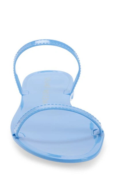 Stuart Weitzman Sawyer Slide Sandal In Periwinkle