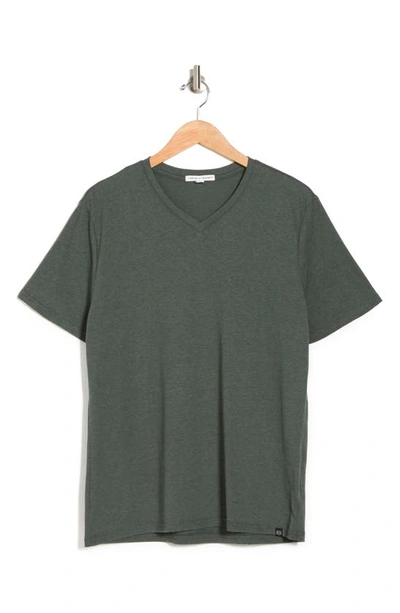 Threads 4 Thought Slim Fit V-neck T-shirt In Dirty Evergreen