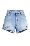 Sts Blue Ripped High Waist Denim Shorts In Gatewood