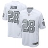 Nike Men's Nfl Las Vegas Raiders (josh Jacobs) Game Football Jersey In White