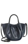 PROENZA SCHOULER SMALL RUCHED LEATHER CROSSBODY TOTE
