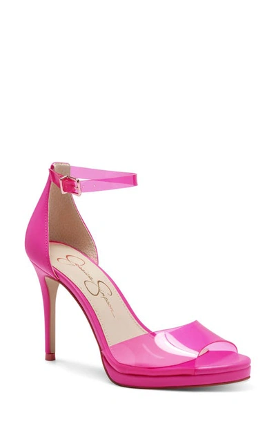 Jessica Simpson Daisile Ankle Strap Sandal In Calypso Pink