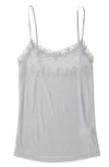 UWILA WARRIOR UWILA WARRIOR SOFT SILK LACE TRIM CAMISOLE