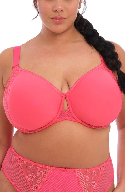 Elomi Charley Full Figure Spacer Underwire Bra In Honeysuckle