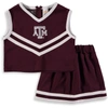 LITTLE KING GIRLS TODDLER MAROON TEXAS A&M AGGIES TWO-PIECE CHEER SET