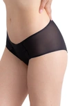 UWILA WARRIOR UWILA WARRIOR HAPPY SEAMS MESH TRIM BRIEFS