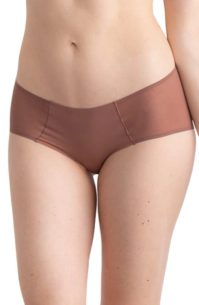 Uwila Warrior Happy Seams Mesh-inset Briefs In Toffee