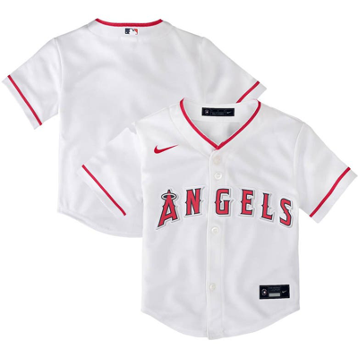 Nike Kids' Toddler  White Los Angeles Angels Home Replica Team Jersey