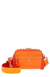 Christian Louboutin Loubitown Leather Crossbody Bag In Sunrise