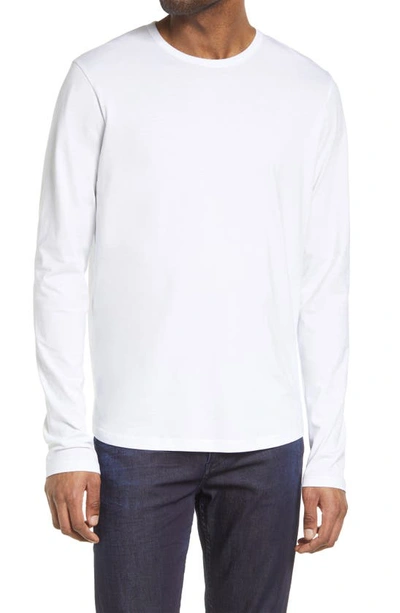 Live Live Crewneck Long Sleeve Top In Whiteout