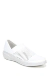 Bzees Charlie Knit Slip-on Shoe In White Fabric