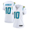 NIKE NIKE JUSTIN HERBERT WHITE LOS ANGELES CHARGERS GAME JERSEY