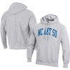 CHAMPION CHAMPION GRAY NORTH CAROLINA A&T AGGIES TALL ARCH PULLOVER HOODIE