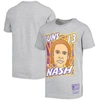 Mitchell & Ness Youth  Steve Nash Gray Phoenix Suns Hardwood Classics King Of The Court Player T-shir In Gray