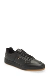 SAINT LAURENT S/61 GRAINED LEATHER LOW TOP SNEAKER