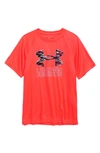 Under Armour Kids' Ua Tech™ Hybrid Performance Graphic Tee In Beta / / White