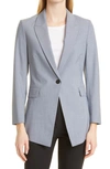 Theory Etiennette B Good Wool Suit Jacket In Indigo