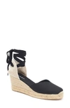 SOLUDOS LYON ANKLE WRAP WEDGE ESPADRILLE