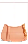 House Of Want Newbie Vegan Leather Shoulder Bag In Apricot