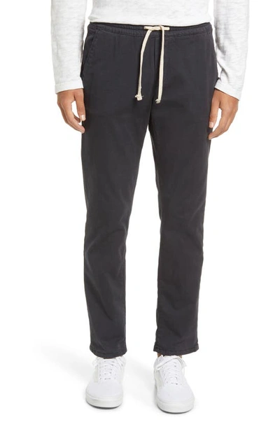 Marine Layer Saturday Slim Fit Pants In Washed Black
