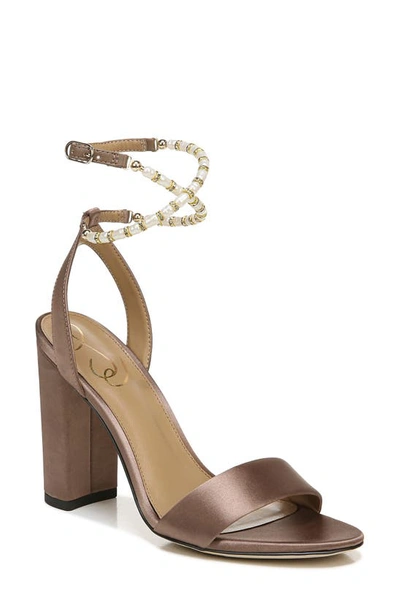 Sam Edelman Women's Yanelli Ankle Strap High Heel Sandals In Toffee Se
