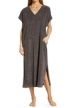 Barefoot Dreams Cozy Terry Caftan In Carbon