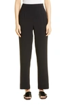 MISOOK WIDE LEG CREPE PANTS