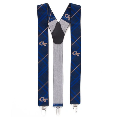 Eagles Wings Men's Blue Ga Tech Yellow Jackets Suspenders