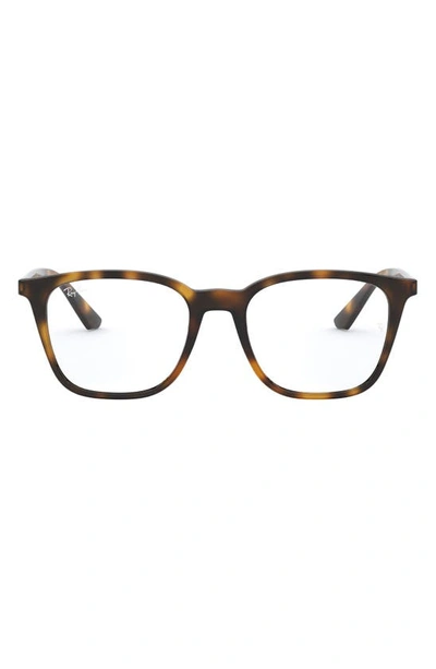 Ray Ban Rx7177 Havana Glasses