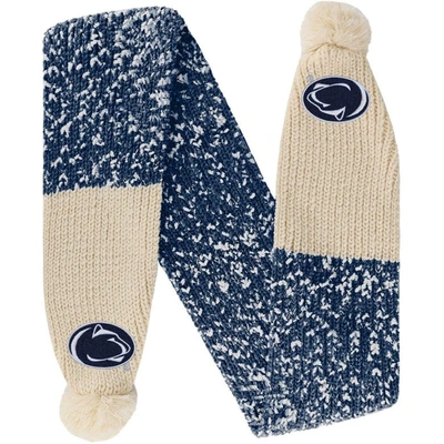 Foco Penn State Nittany Lions Confetti Scarf With Pom In Navy